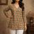 Trending floral digital print muslin silk tunic / stylish short kurti for grilish