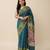 Rama peacock green heritage kalamkari saree