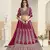 Rani Pink Faux Georgette Lehenga Choli with sequin Work