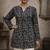Trending floral digital print muslin silk tunic / stylish short kurti for grilish