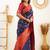 Navy blue  silk blend saree