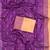 Peach and plum purple woven silk blend saree