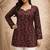 Trending floral digital print muslin silk tunic / stylish short kurti for grilish