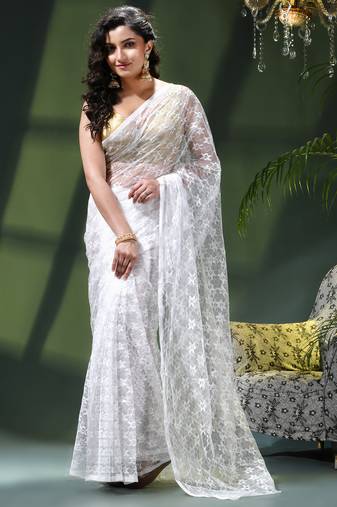 Fancy net sequin embroidered soft net saree party wear chiffon wedding silk georgette heavy farewell saree for women