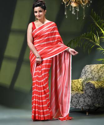 Ishqlaal printed soft chiffon georgette pure crepe sarees for women 1