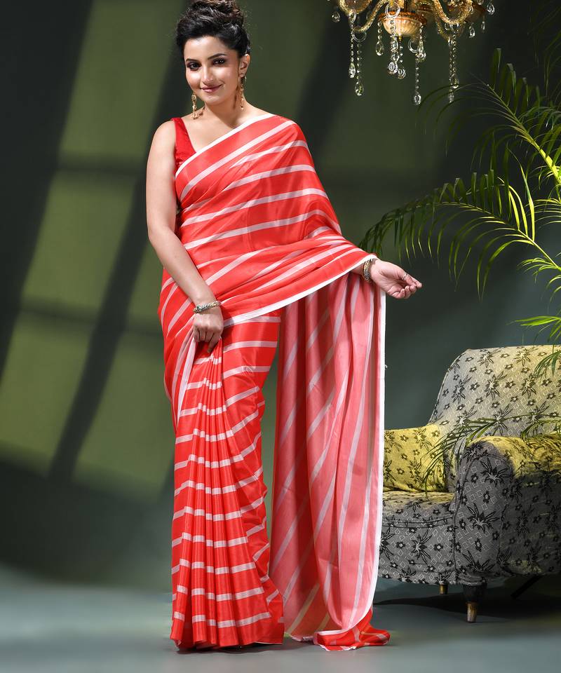 Ishqlaal printed soft chiffon georgette pure crepe sarees for women