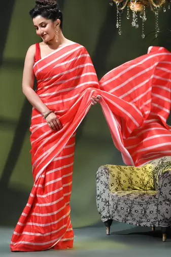 Ishqlaal printed soft chiffon georgette pure crepe sarees for women