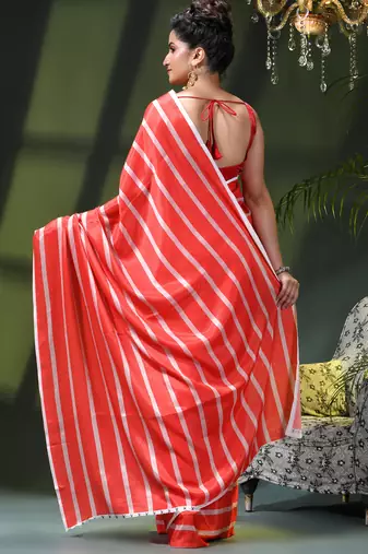 Ishqlaal printed soft chiffon georgette pure crepe sarees for women