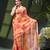 Printed chiffon georgette fancy saree for women latest bandhani party wear saree for women
