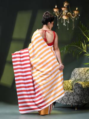 Women's silk fancy party wear chiffon georgette sari latest suhasini printed pure crepe sarees for women 3
