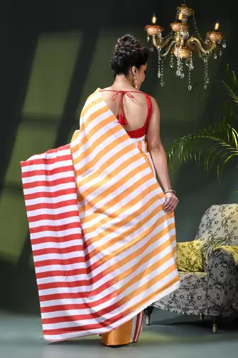 Women's silk fancy party wear chiffon georgette sari latest suhasini printed pure crepe sarees for women