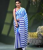 Women's silk fancy party wear chiffon georgette sari latest suhasini printed pure crepe sarees for women