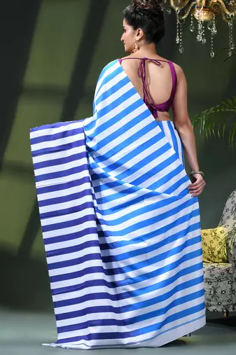 Women's silk fancy party wear chiffon georgette sari latest suhasini printed pure crepe sarees for women