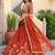 Rust Embroidered Designer Lehenga Choli with Dupatta