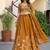 Mustard Embroidered Designer Lehenga Choli with Dupatta
