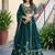 Teal Embroidered Designer Lehenga Choli with Dupatta