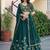 Teal Embroidered Designer Lehenga Choli with Dupatta