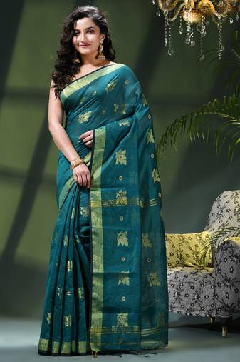 Women's cotton silk party wear saree gulnaz design georgette chiffon cotton saree