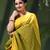 Women's pure cotton silk linen party wear saree diamond handloom design georgette zari cotton saree