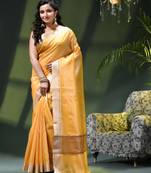 Kanjivaram silk saree trendy kora tissue desinge organza swarnika zari banarasi saree for women