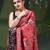 Women's kalamkari silk sarees fancy satin party wear printed kalamkari soft saree for women