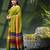 Women's pure cotton chettinad linen silk saree rainbow design daily wear fancy wedding cotton saree
