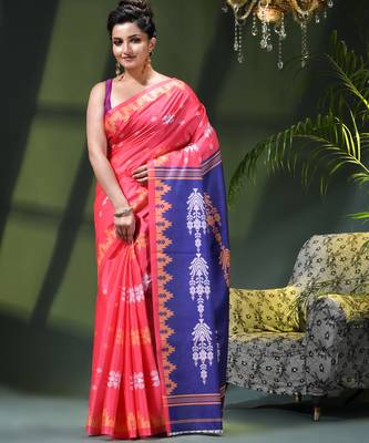Women's silk party wear saree tanvika design georgette chiffon crepe cotton saree 1