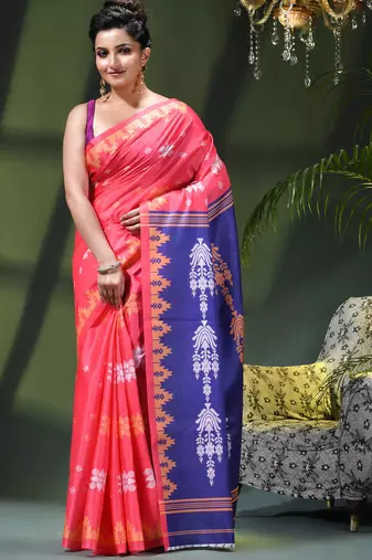 Women's silk party wear saree tanvika design georgette chiffon crepe cotton saree