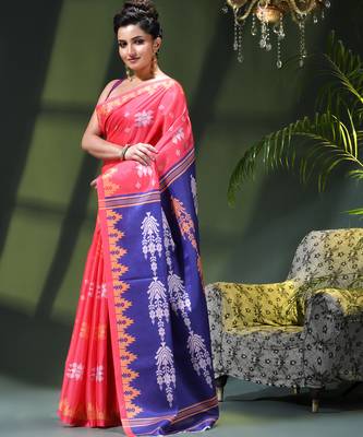 Women's silk party wear saree tanvika design georgette chiffon crepe cotton saree 2
