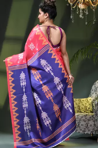 Women's silk party wear saree tanvika design georgette chiffon crepe cotton saree