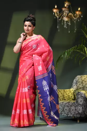 Women's silk party wear saree tanvika design georgette chiffon crepe cotton saree