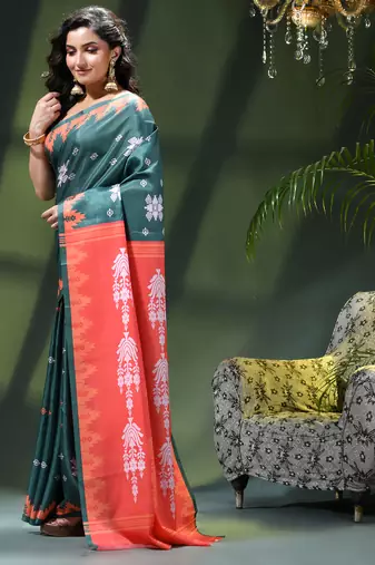 Women's silk party wear saree tanvika design georgette chiffon crepe cotton saree