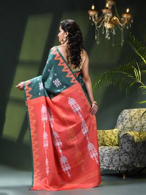 Women's silk party wear saree tanvika design georgette chiffon crepe cotton saree 3
