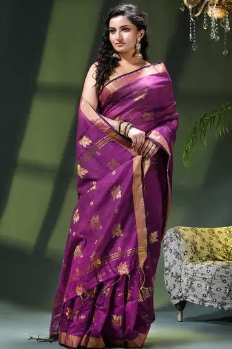 Women's cotton silk party wear saree gulnaz design georgette chiffon cotton saree