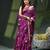 Women's cotton silk party wear saree gulnaz design georgette chiffon cotton saree