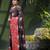 Women's kalamkari silk sarees fancy satin party wear printed kalamkari soft saree for women