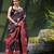 Women's kalamkari silk sarees fancy satin party wear printed kalamkari soft saree for women