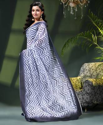 Georgette chiffon saree latest wedding rekhamaya printed cotton chiffon saree for women 2