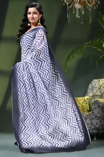 Georgette chiffon saree latest wedding rekhamaya printed cotton chiffon saree for women