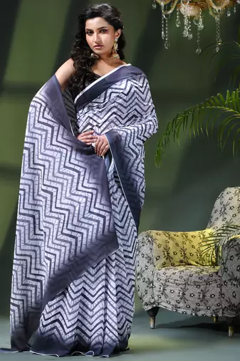 Georgette chiffon saree latest wedding rekhamaya printed cotton chiffon saree for women