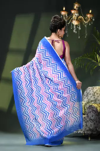 Georgette chiffon saree latest wedding rekhamaya printed cotton chiffon saree for women