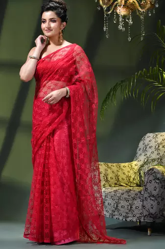 Fancy net sequin soft net saree party wear chiffon wedding silk georgette heavy design farewell saree for women