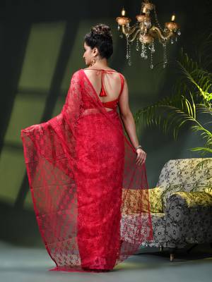 Fancy net sequin soft net saree party wear chiffon wedding silk georgette heavy design farewell saree for women 4