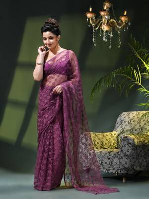Fancy net sequin soft net saree party wear chiffon wedding silk georgette heavy design farewell saree for women 3