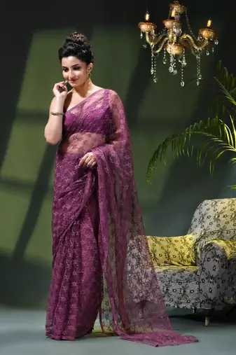 Fancy net sequin soft net saree party wear chiffon wedding silk georgette heavy design farewell saree for women