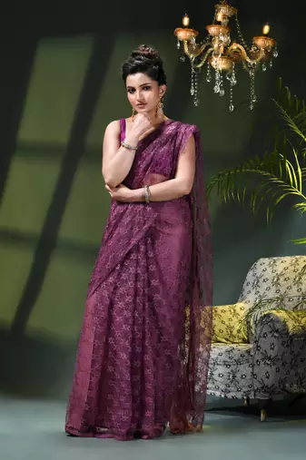 Fancy net sequin soft net saree party wear chiffon wedding silk georgette heavy design farewell saree for women