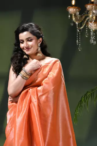 Kanjivaram silk saree trendy kora tissue desinge organza swarnika zari banarasi saree for women