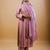 Light purple chanderi embroidered kurta sets