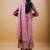 Light purple chanderi embroidered kurta sets