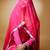 Fuchsia georgette embroidered kurta sets